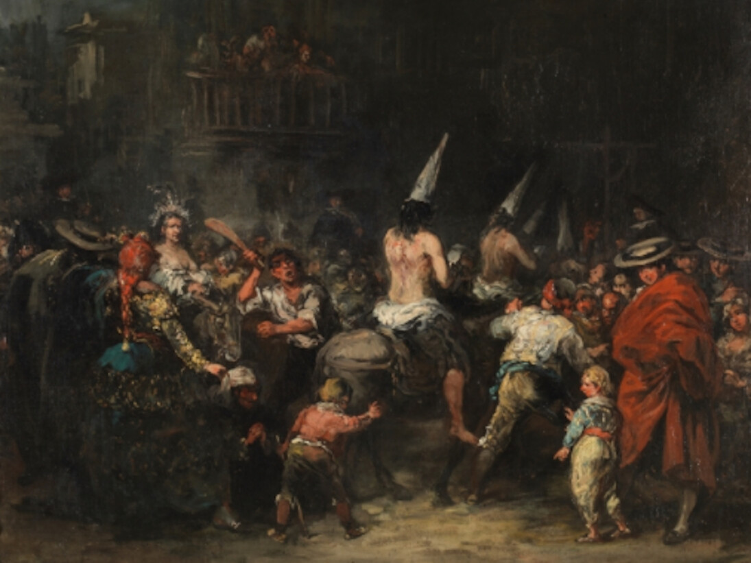 Condenados por la Inquisición, Hacia 1860. Óleo sobre lienzo, 77,5 x 91,5 cm. Courtesy of Museo del Prado 