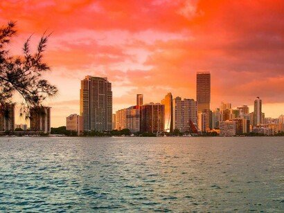 Atardecer en Miami