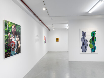 Various artists, Here's looking at you, exhibition view. Courtesy of Plato