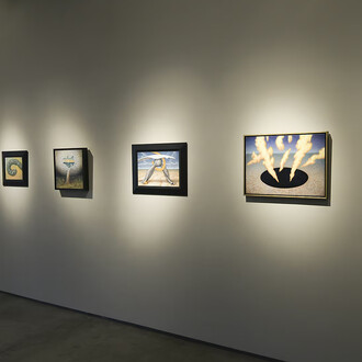 Various artists, September salon, exhibition view. Courtesy of Evoke Contemporary