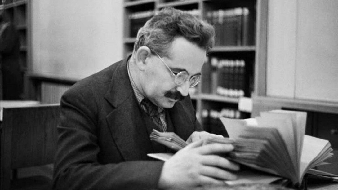 Walter Benjamin en la Biblioteca Nacional de Frankfurt