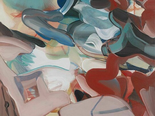 Edy Ferguson, Red Sea, 2011, Peinture à l'huile sur toile, 50 x 60 cm, Courtesy galerie Cortex Athletico, Bordeaux-Paris