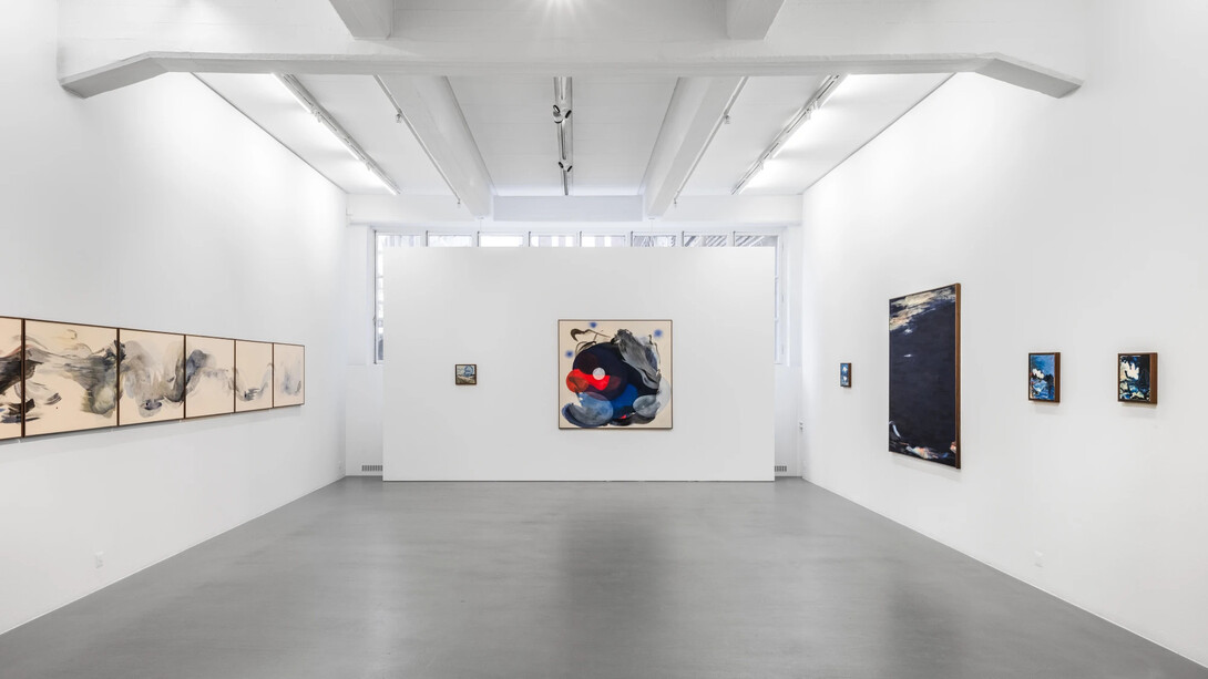 Sigrid Sandström, De blå timmarna (The blue hours), exhibition view. Courtesy of Cecilia Hillström Gallery