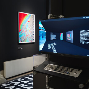 Haha. Burst's cross chain artifacts, ausstellungsansicht. Mit freundlicher genehmigung der OÖ Landes-Kultur GmbH