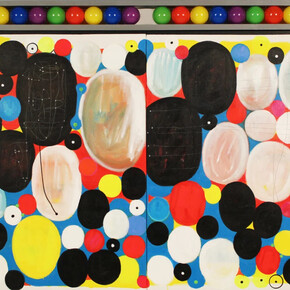 Luis Cruz Azaceta, Celebration, 2019. Courtesy of Pan American Art Projects Gallery