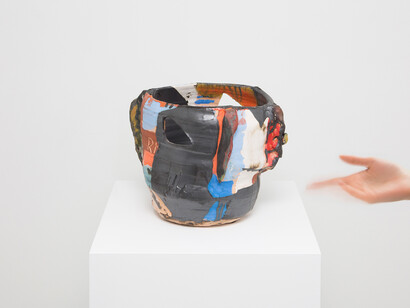 Roger Hermanm Untitled Rh 2014, 2014, Glazed Stoneware, H27.9 D25.4 cm / H11 D10 in, Unique, Courtesy Carpenters Workshop Gallery