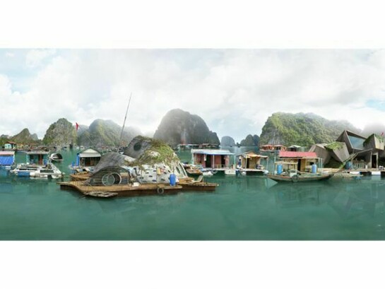 Dionisio González, New Halong 1, 2013, 59 x 118 inches, 150 x 300 cm, c-print, diasec, mounted on metal