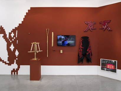 Gabriel Baggio, Todo era fantástico, exhibition view. Courtesy of Gallery Hache
