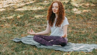Meditating in the outdoors is a beneficial method for accessing the resources of human design