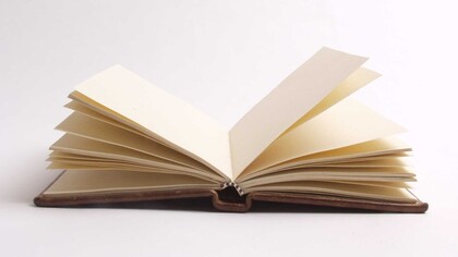 Un libro en blanco