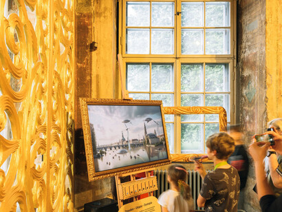 Verschiedene Künstler, Kinderbiennale Planet Utopia, Ausstellungsansicht. Mit freundlicher Genehmigung des Albertinum Museums