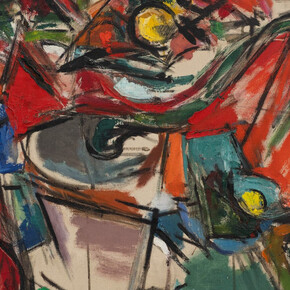 Mercedes Matter, Untitled (detail), c. 1941. Courtesy of Berry Campbell Gallery