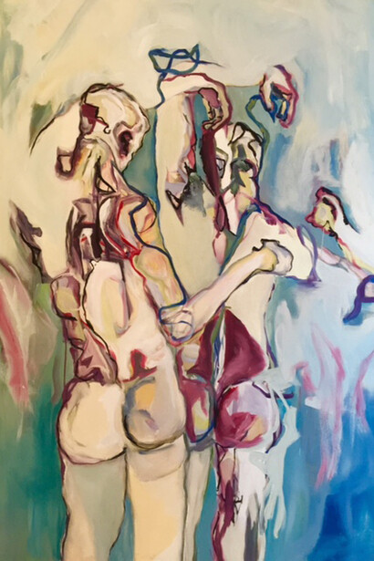 Luke Beachey, oil on canvas, 175x100