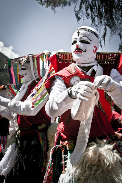Figuranti durante una processione