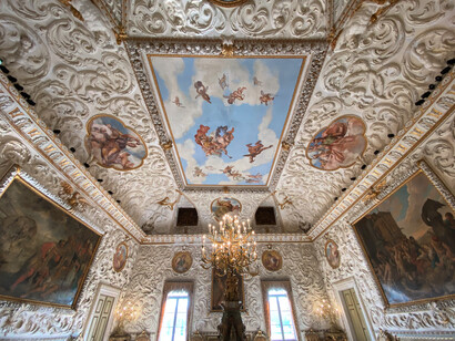 Salone da ballo, Villa Contarini, Veneto, Italia