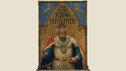 Illustrazione di Re Artù, nome originario inglese: Arthur