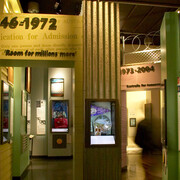 Getting in, exhibition view. Courtesy of Immigration Museum