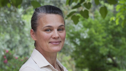 Ritratto della fotografa ed editrice Johanna Ekmark