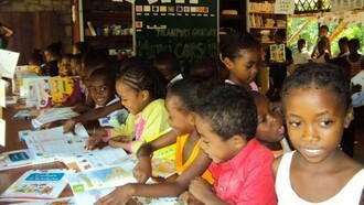 Les enfants de l'école Graine de riz