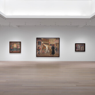 Various artists, The street, exhibition view. Courtesy of Gagosian