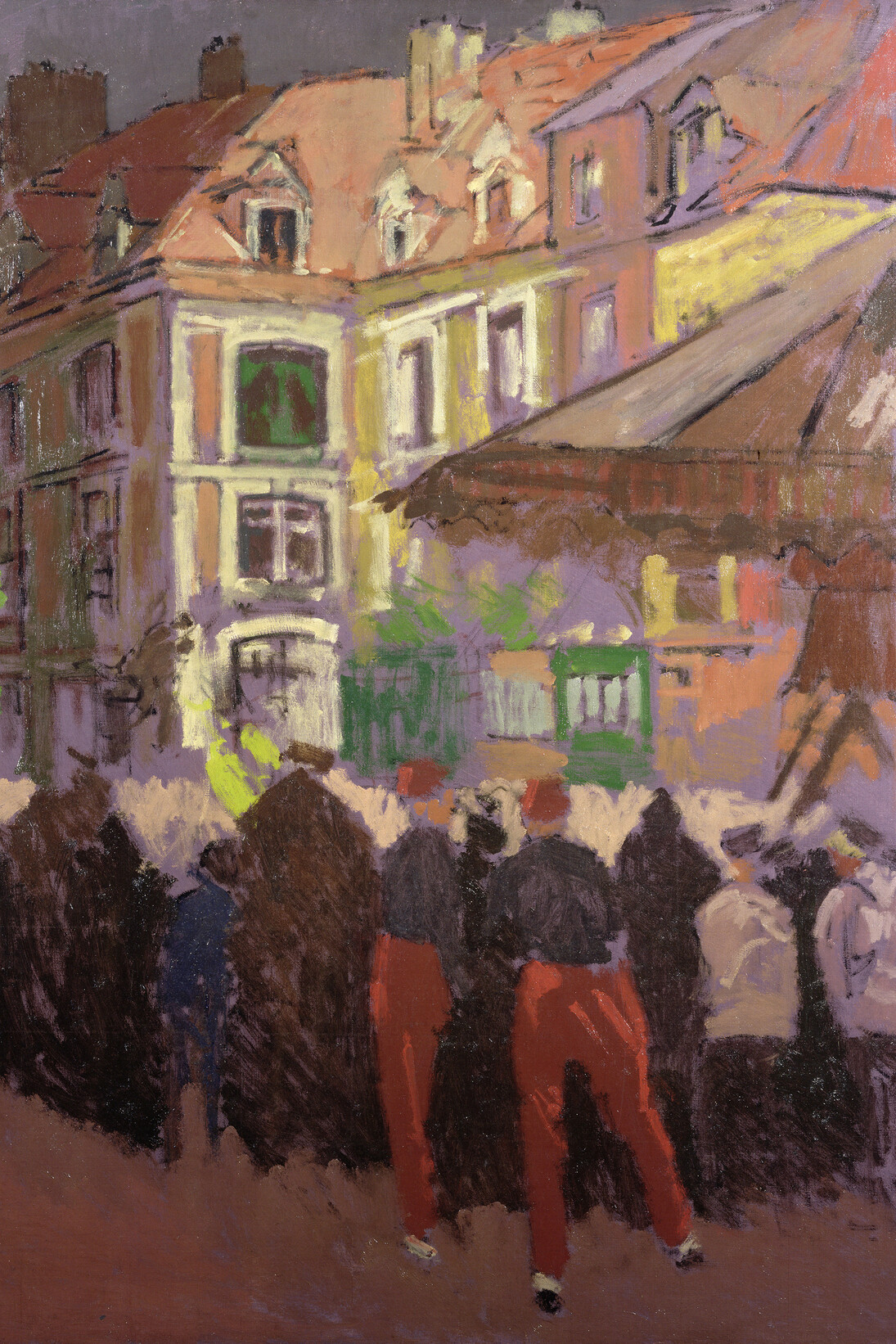 Walter Sickert, The Fair at Night, c.1902 – 3, oil on canvas, 129.5 x 97.2cm, Touchstones Rochdale