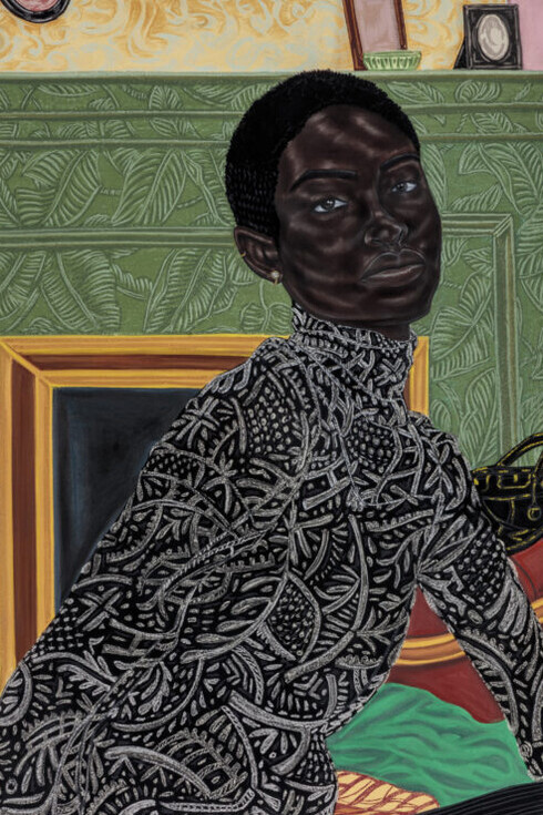 Toyin Ojih Odutola, Paris apartment, 2016–2017. Courtesy of High Museum of Art