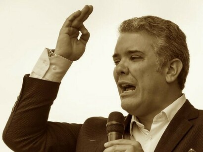 Iván Duque,the current president of the Republic of Colombia