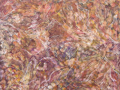 Painting Name, Yam dreaming (detail). Courtesy of Japingka Gallery