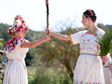 The setting in Midsommar is disorienting. Almost the entire movie takes place in bright daylight, which goes against the usual horror language of darkness and shadows