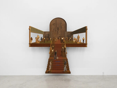 David Hollowell, Hollowell heaven, exhibition view. Courtesy of Harkawik