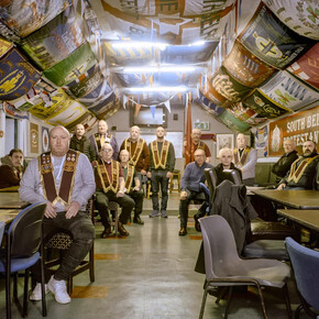 Tuomo Manninen, Apprentice boys of Derry, No surrender club, South Belfast Branch, Belfast 2024. Courtesy of The Finnish Museum of Photography