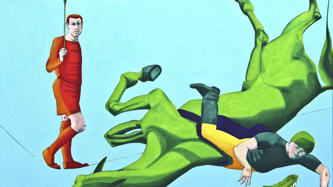 Alexandra Weidmann, Strength is Born of Calmness, Oil on Canvas, 43.5" x 55"
