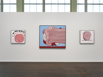 Philip Guston, Singularities, exhibition view. Courtesy of Hauser & Wirth Gallery 