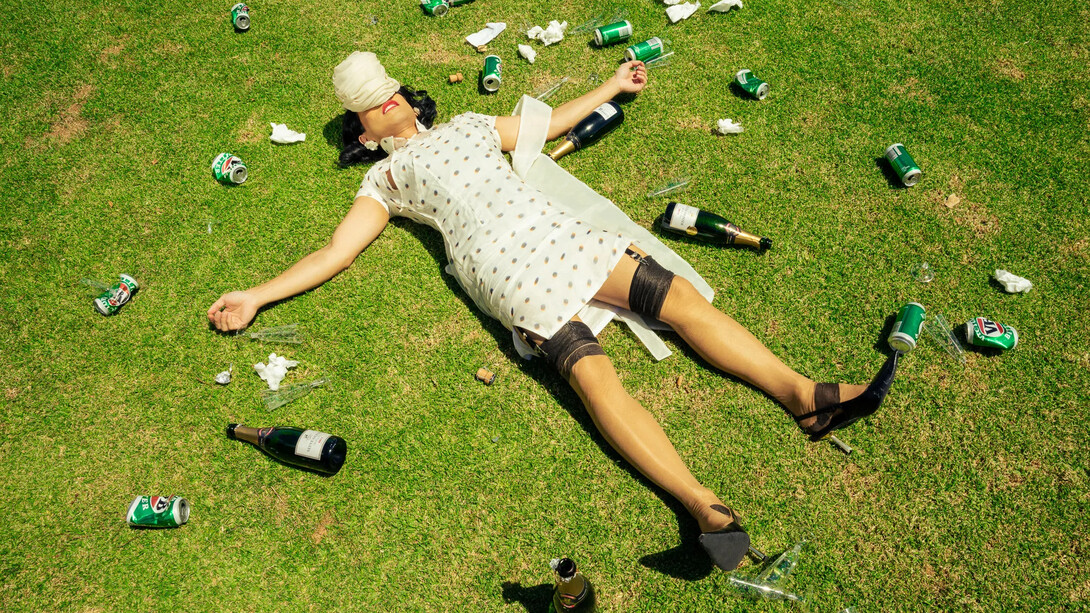 Scotty So, Passed out on the grass (detail), 2026. Courtesy of MARS