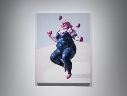 Elias Izoli, Inside out '25, exhibition view. Courtesy of Ayyam Gallery