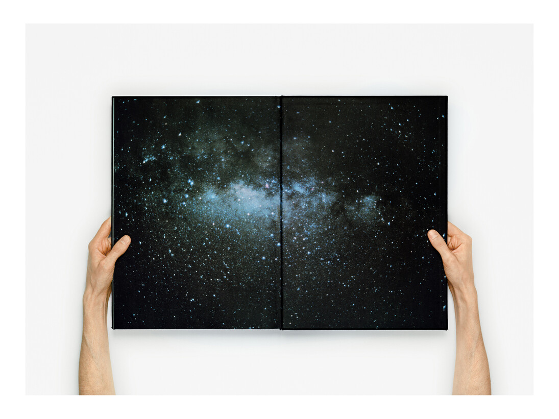Anne Collier, Open Book #7 (Light Years), 2011. Courtesy of the artist; Anton Kern Gallery, New York; Corvi-Mora, London; Marc Foxx Gallery, Los Angeles.