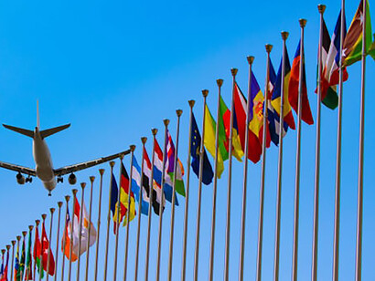 At the heart of the United Nations, a striking array of flags proudly stands, symbolizing the unity and diversity of nations