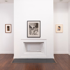 Samella Lewis, The work is never finished: prints, drawings, and paintings, exhibition view. Courtesy of Louis Stern Fine Arts
