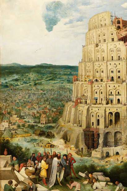 Pieter Bruegel el Viejo, La Torre de Babel (detalle), 1563