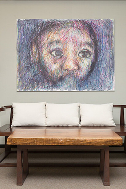 Francesco Clemente, Exhibition view. Courtesy of Galerie Templon