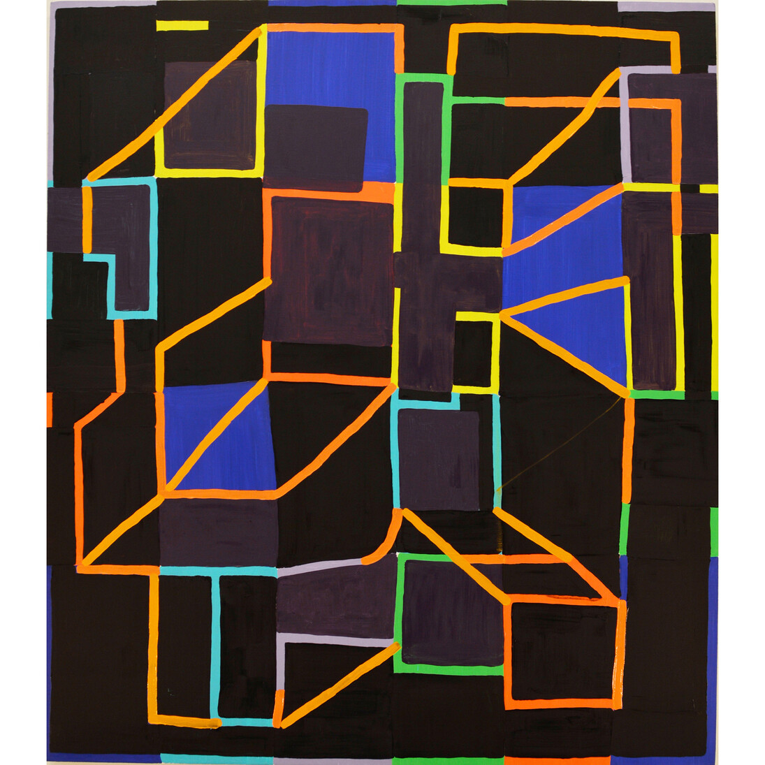 Jason Karolak, Untitled (P-1508), oil on canvas. Courtesy of Robischon Gallery
