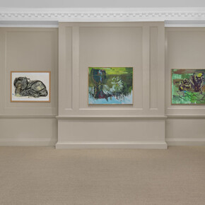 Per Kirkeby, Natures mortes, exhibition view. Courtesy of Michael Werner Gallery