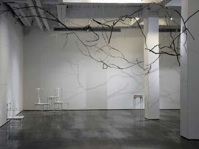 Suspension Strategy, 2014, Bronze, rotary motor, installation, dimensions variable