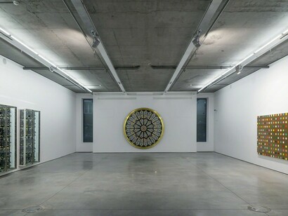 Damien Hirst, Exhibition view. Courtesy of Gary Tatintsian Gallery