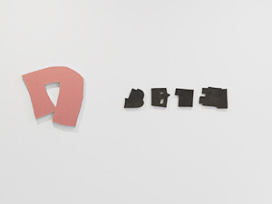 Imi Knoebel, exhibition view. Courtesy of Galerie Christian Lethert