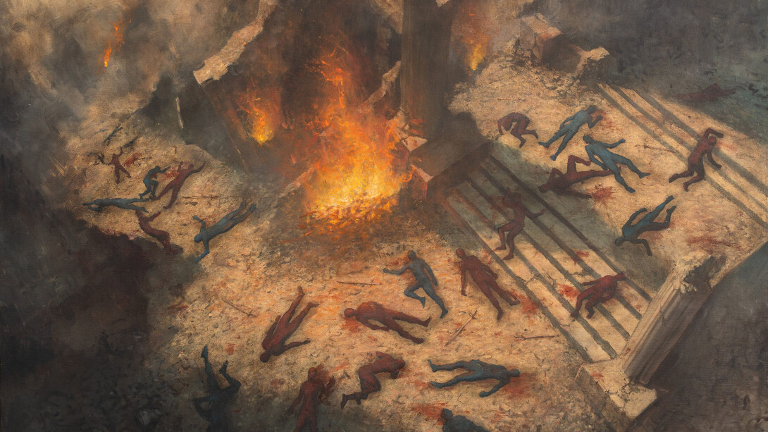 Pongpon Preechanon, Exeunt (detail), 2025. Courtesy of Number 1 Gallery
