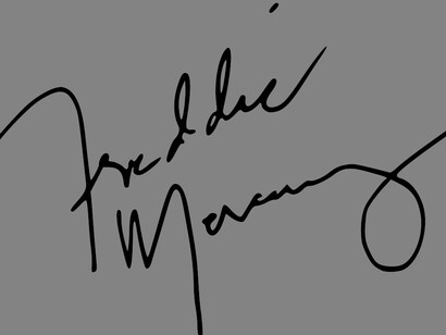 Freddie Mercury, firma