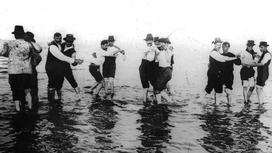 Bailando tango en Río de la Plata, 1904, Buenos Aires, Argentina