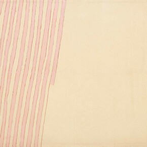 Giorgio Griffa, Linea doppia, dettaglio, 1979 