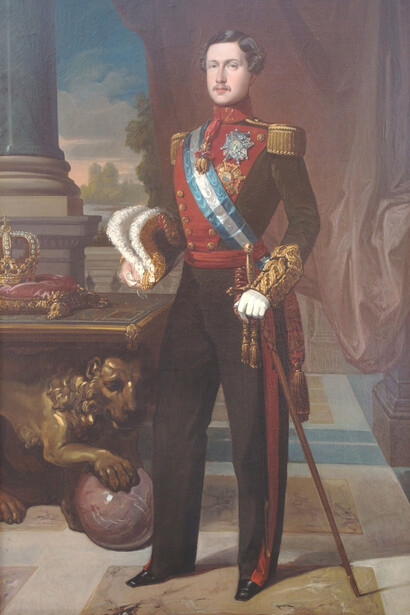 Francisco Sainz, El rey Francisco de Asís, con uniforme de capitán general
